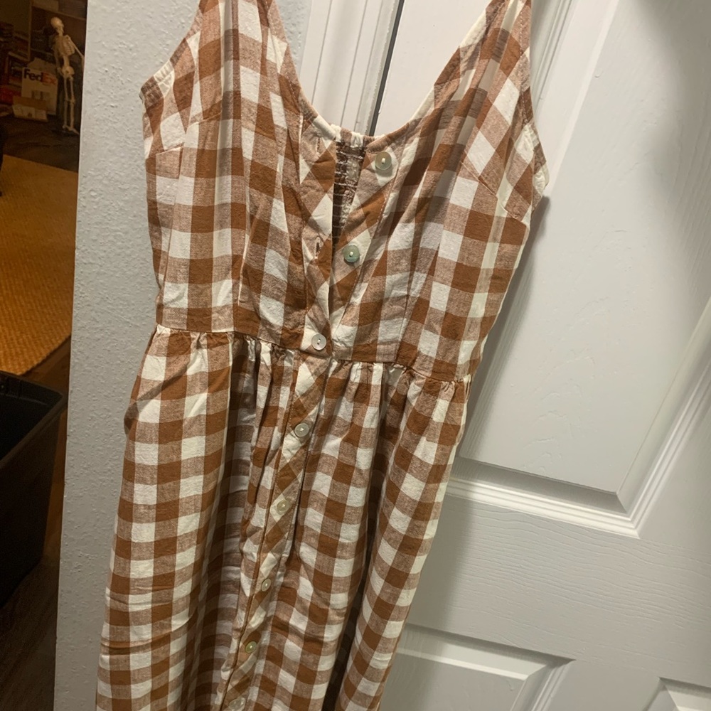 A New Day Maxi Plaid Dress Women’s Small